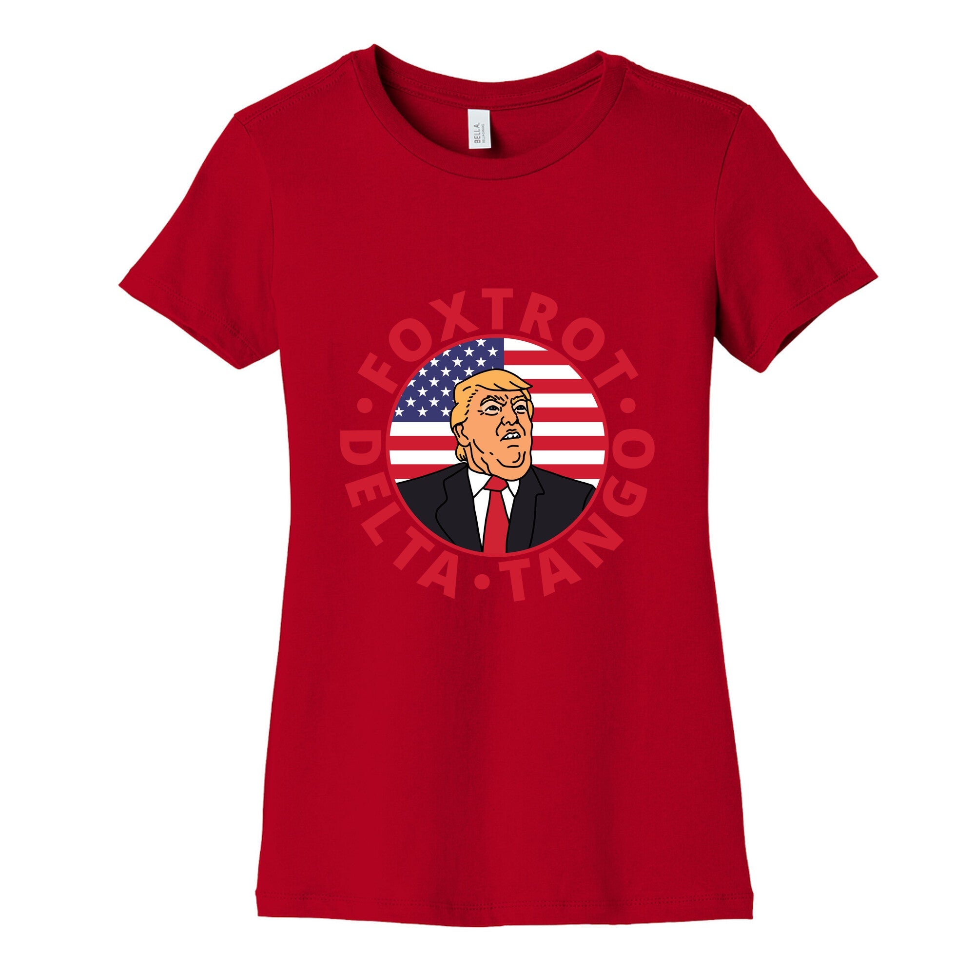 Foxtrot Delta Tango Trump Womens Cotton Tee