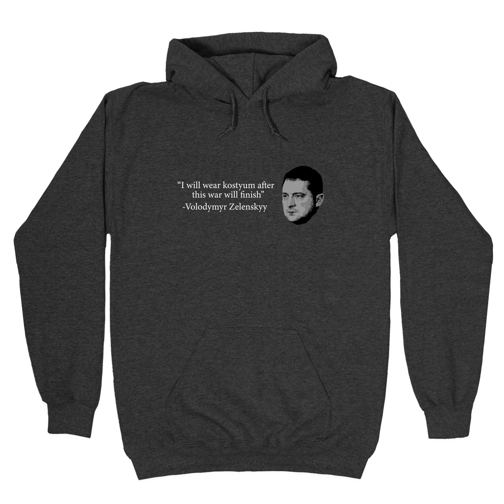 Zelensky Trump Costume Quote Hoodie