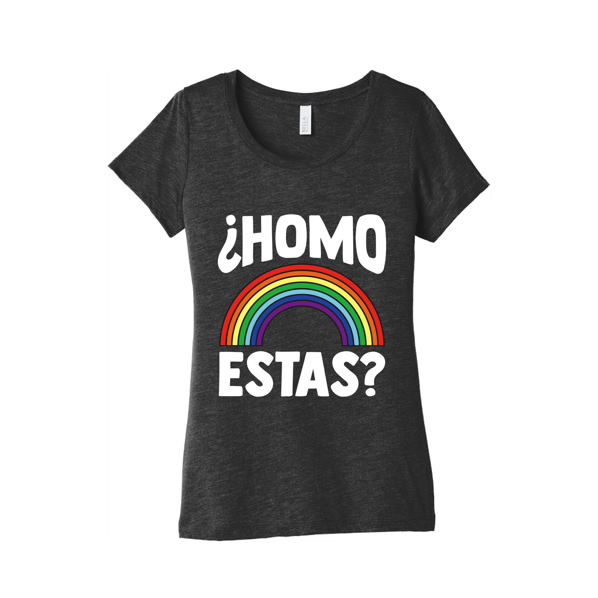 Homo Estas Rainbow Pride Womens Triblend Tee