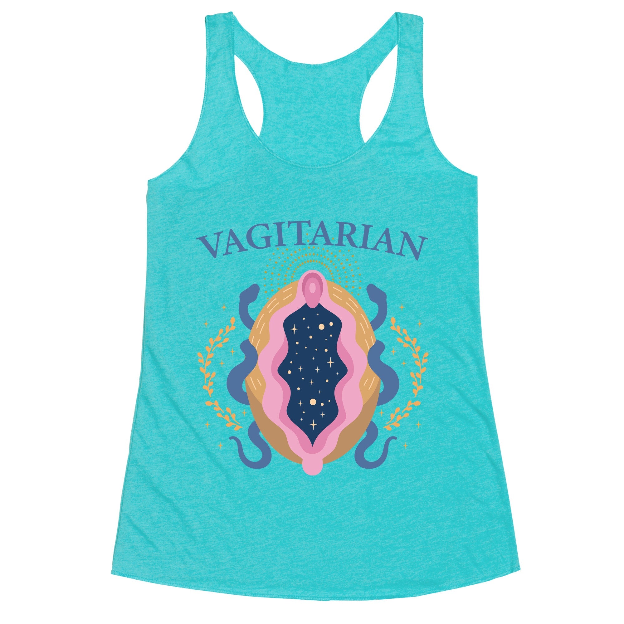 Vagitarian Lesbian Pride Racerback Tank