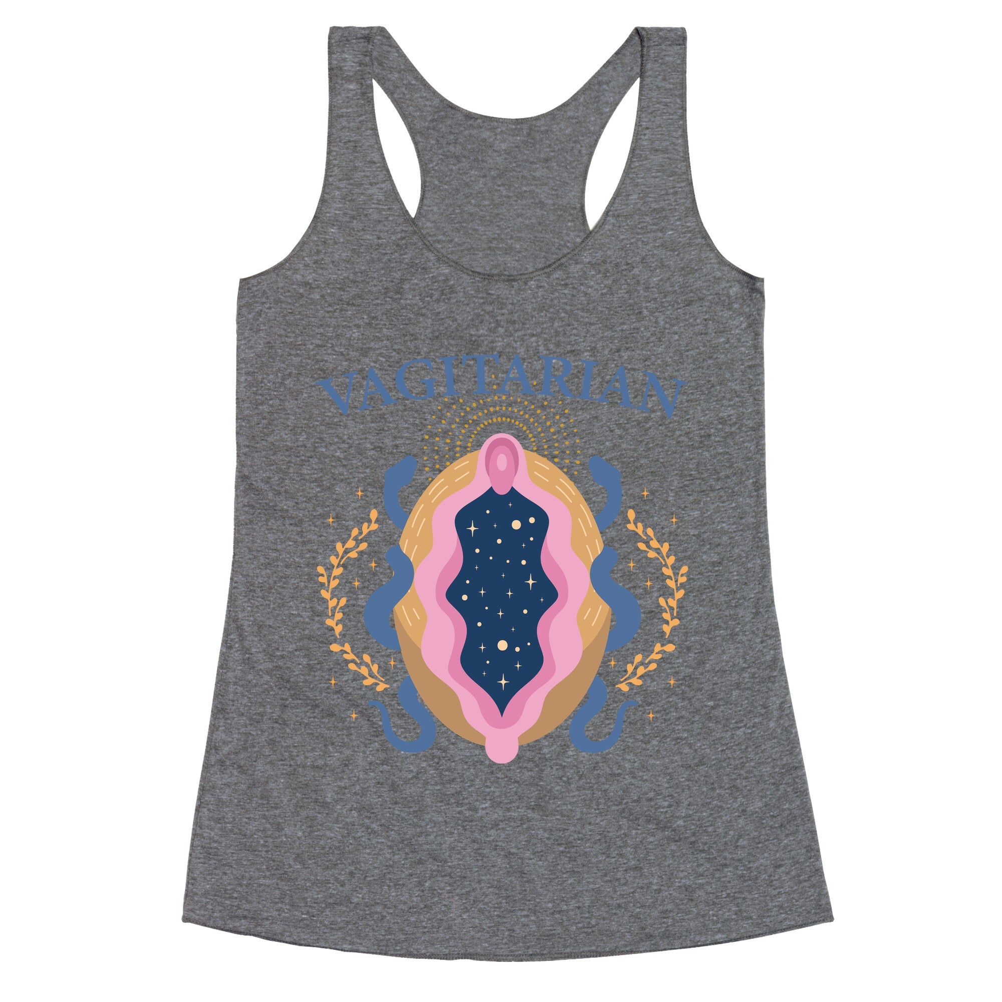 Vagitarian Lesbian Pride Racerback Tank