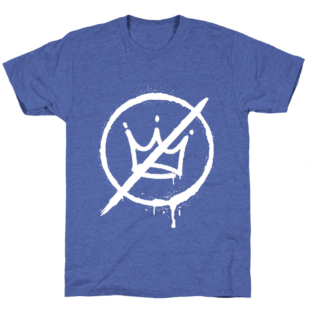 No Kings Crown Anti Trump Unisex Triblend Tee