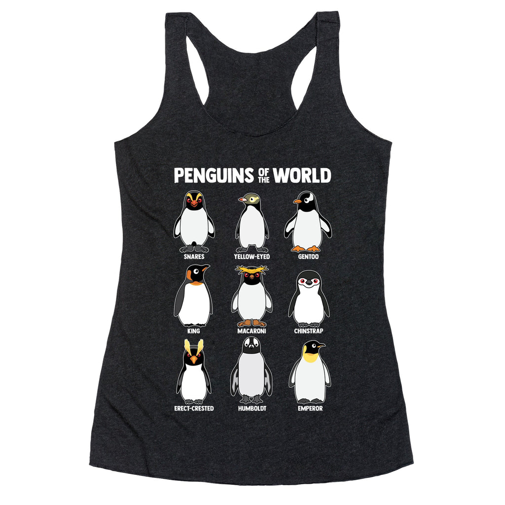Penguins of the World Racerback Tank