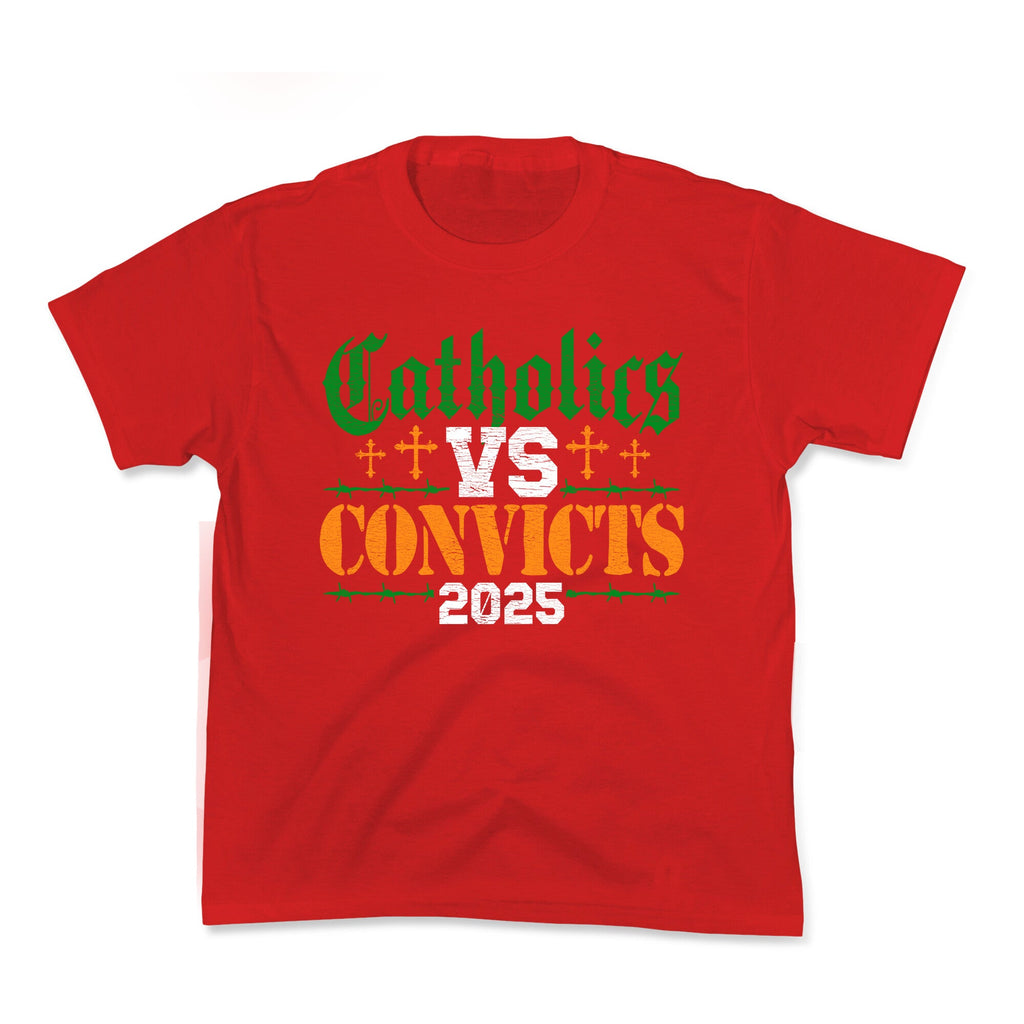 Catholics vs Convicts 2025 Kids Tee