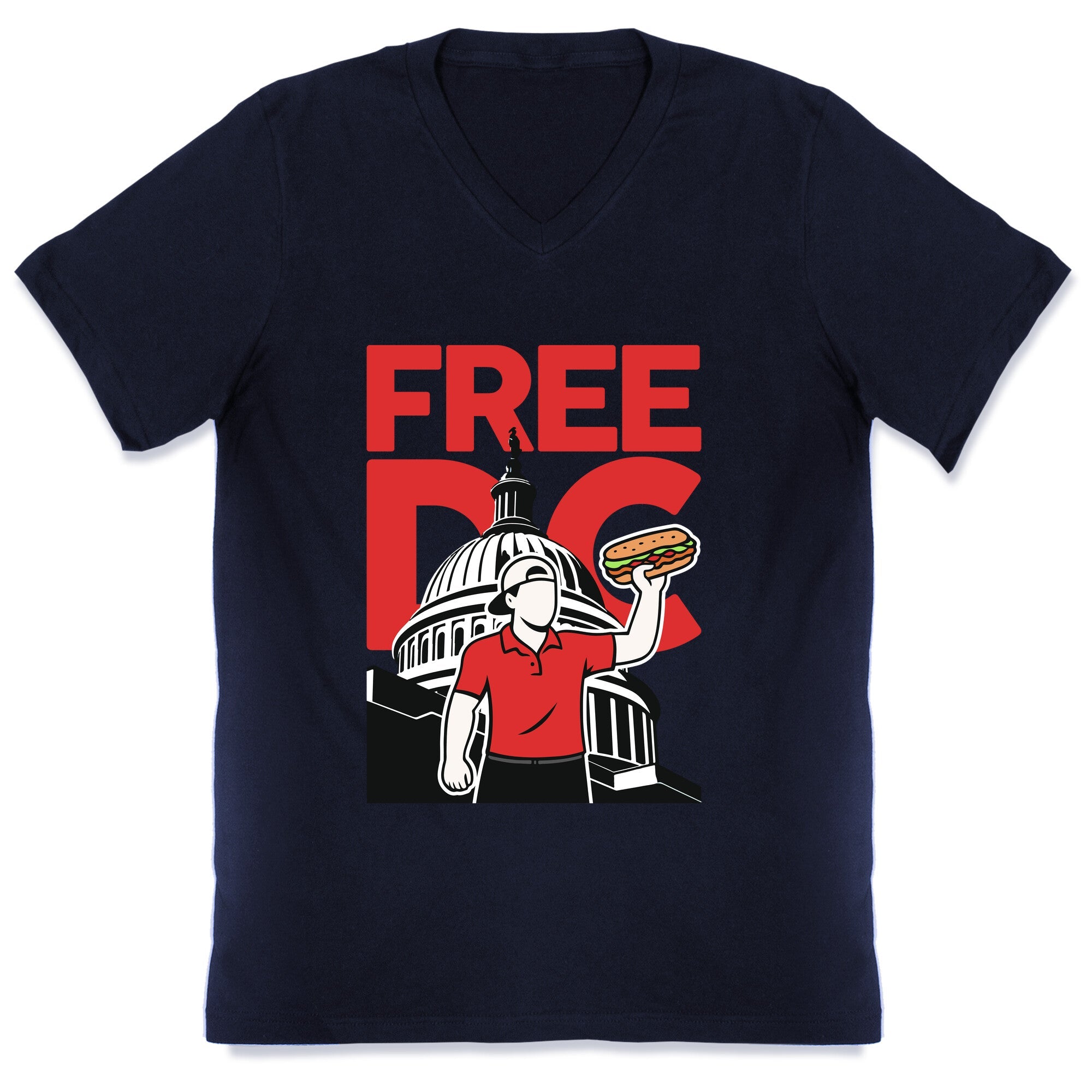 Anti Ice DC Sandwich Guy V-Neck