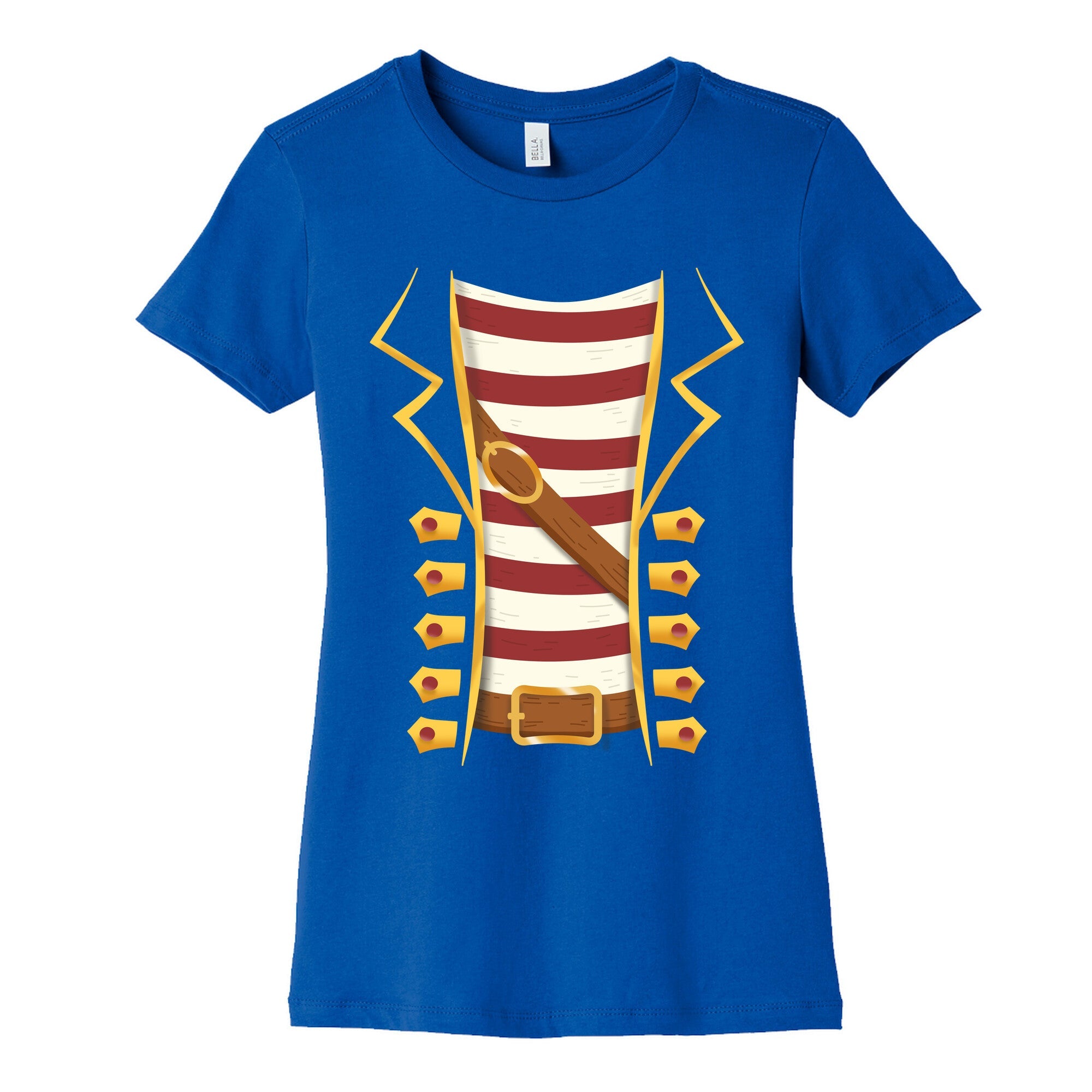 Buccaneer Halloween Pirate Costume Womens Cotton Tee