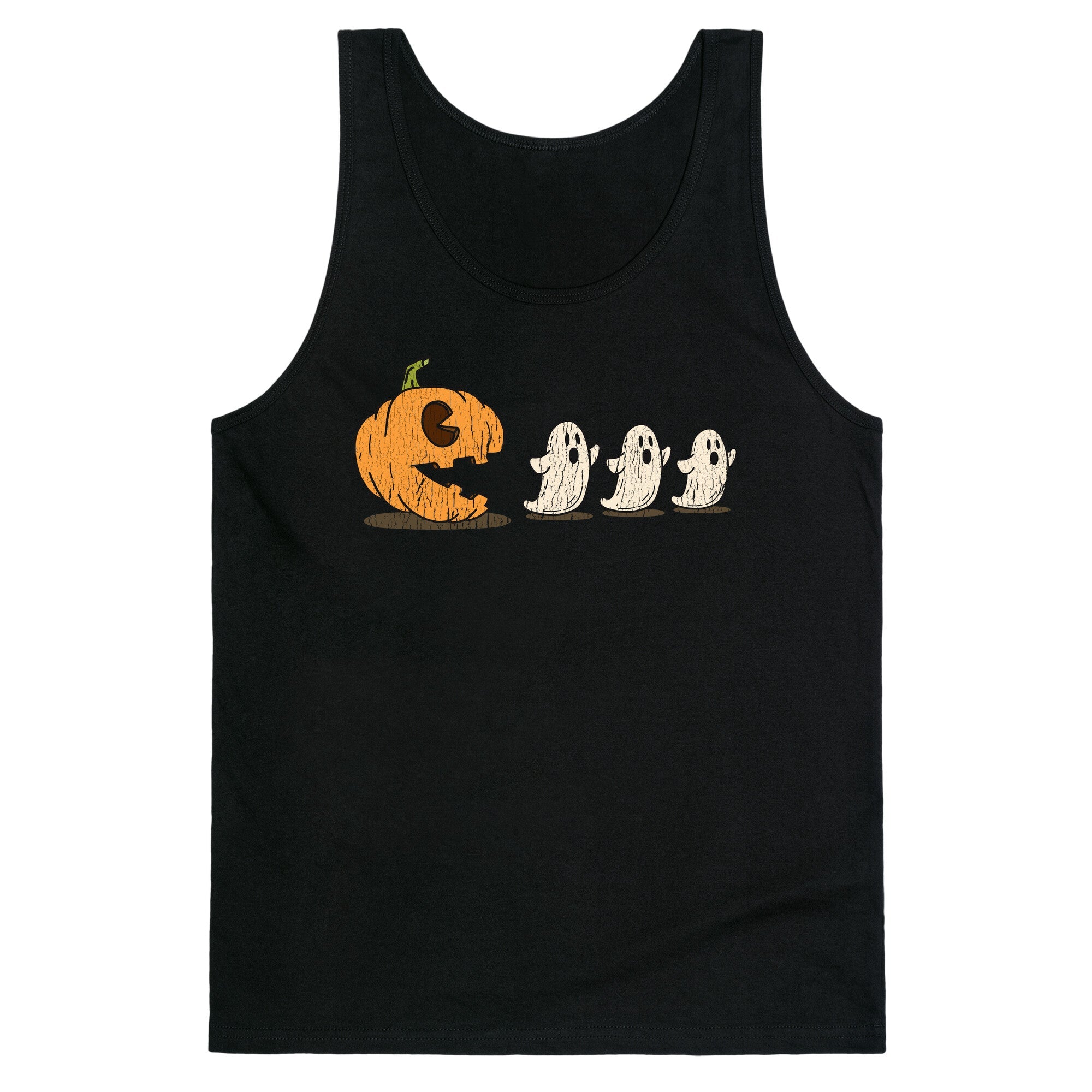 Halloween Pumpkin Ghost Game Tank Top