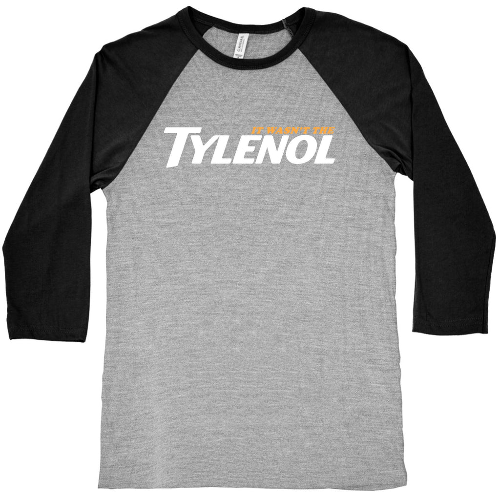 It Wasnt The Tylenol Autism Awareness Baseball Tee