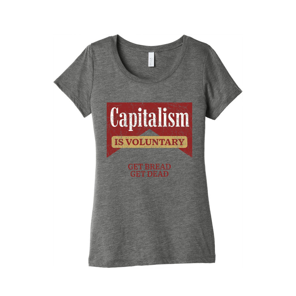 Capitalism is Voluntary Womens Triblend Tee