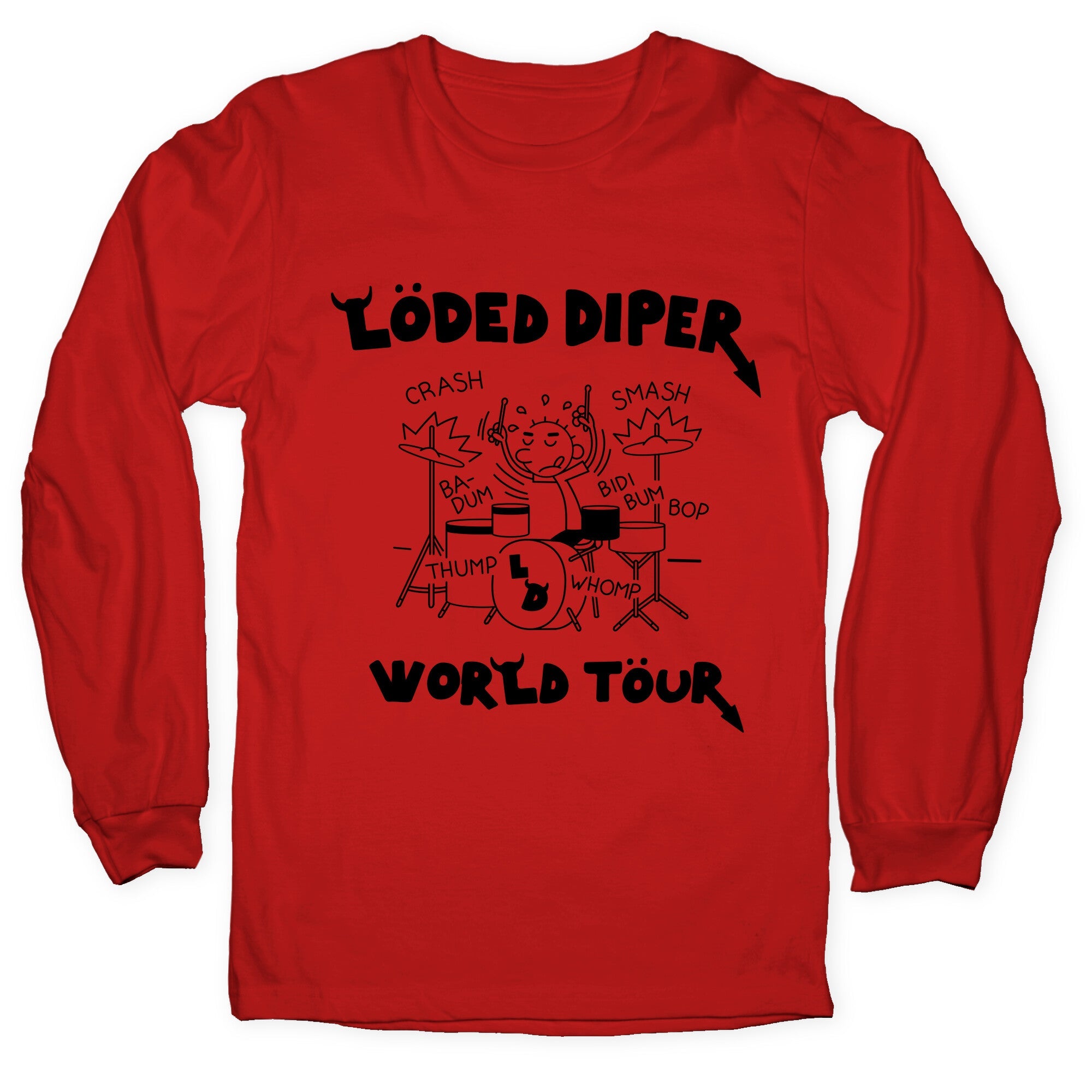 Loded Diper World Tour Longsleeve Tee
