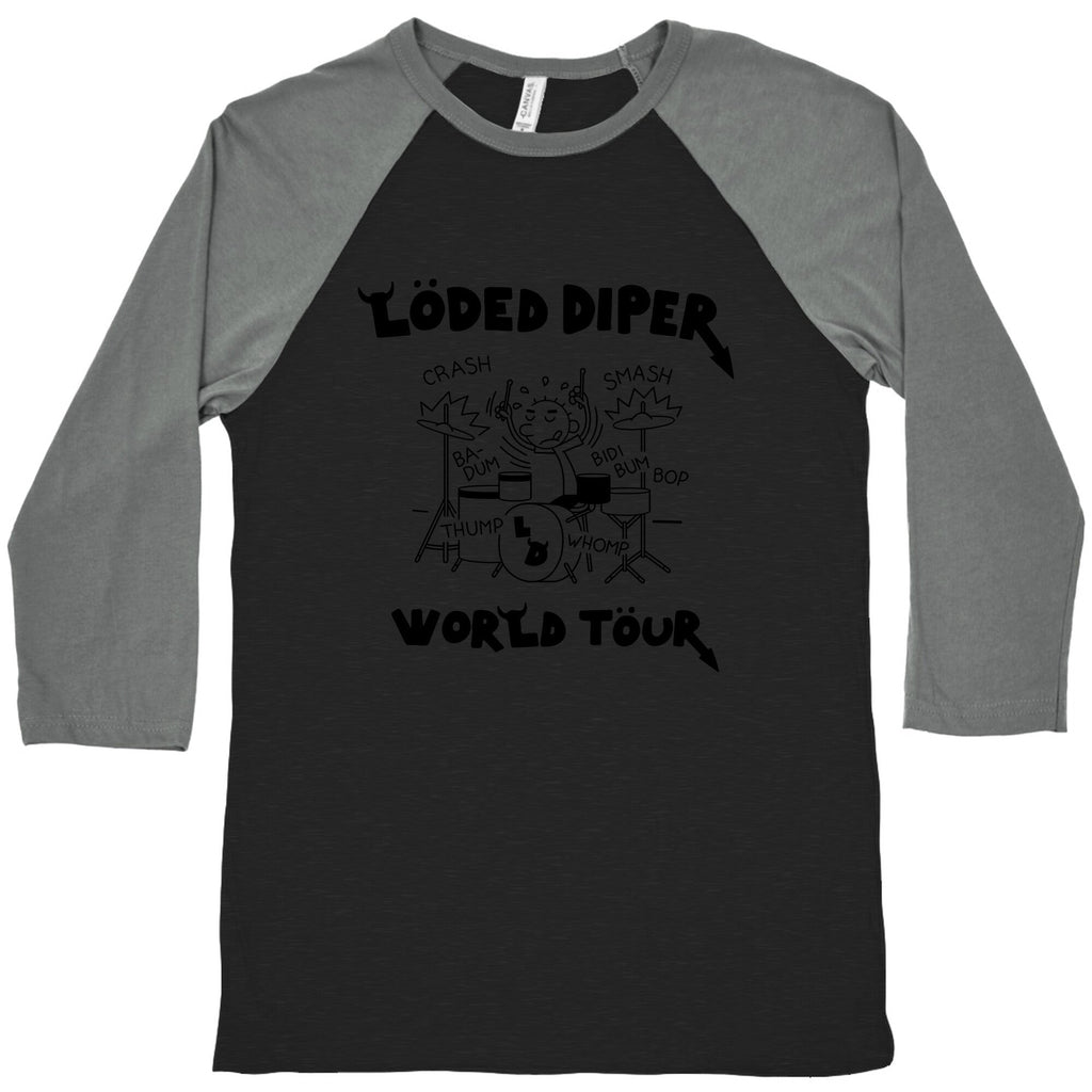 Loded Diper World Tour Baseball Tee