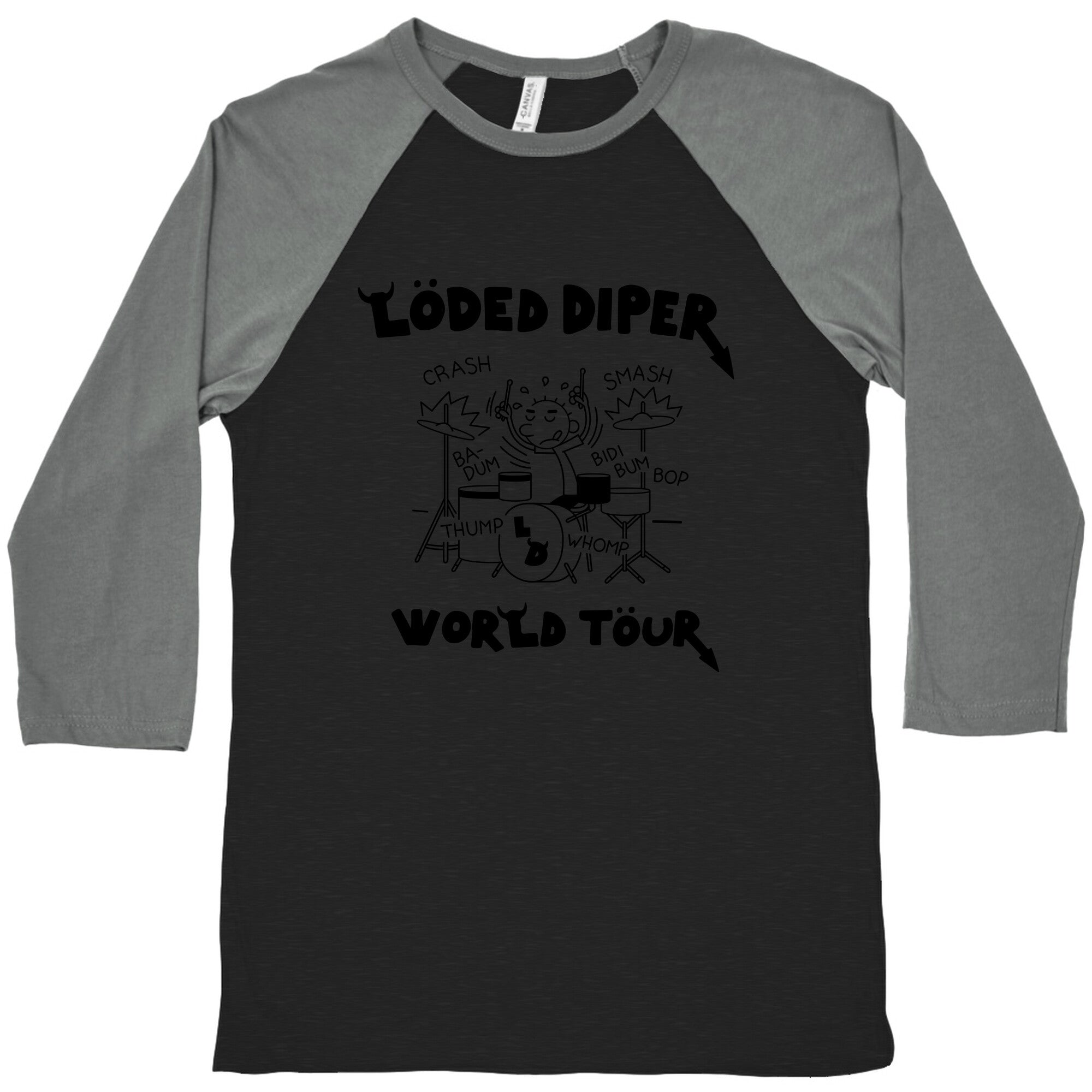 Loded Diper World Tour Baseball Tee