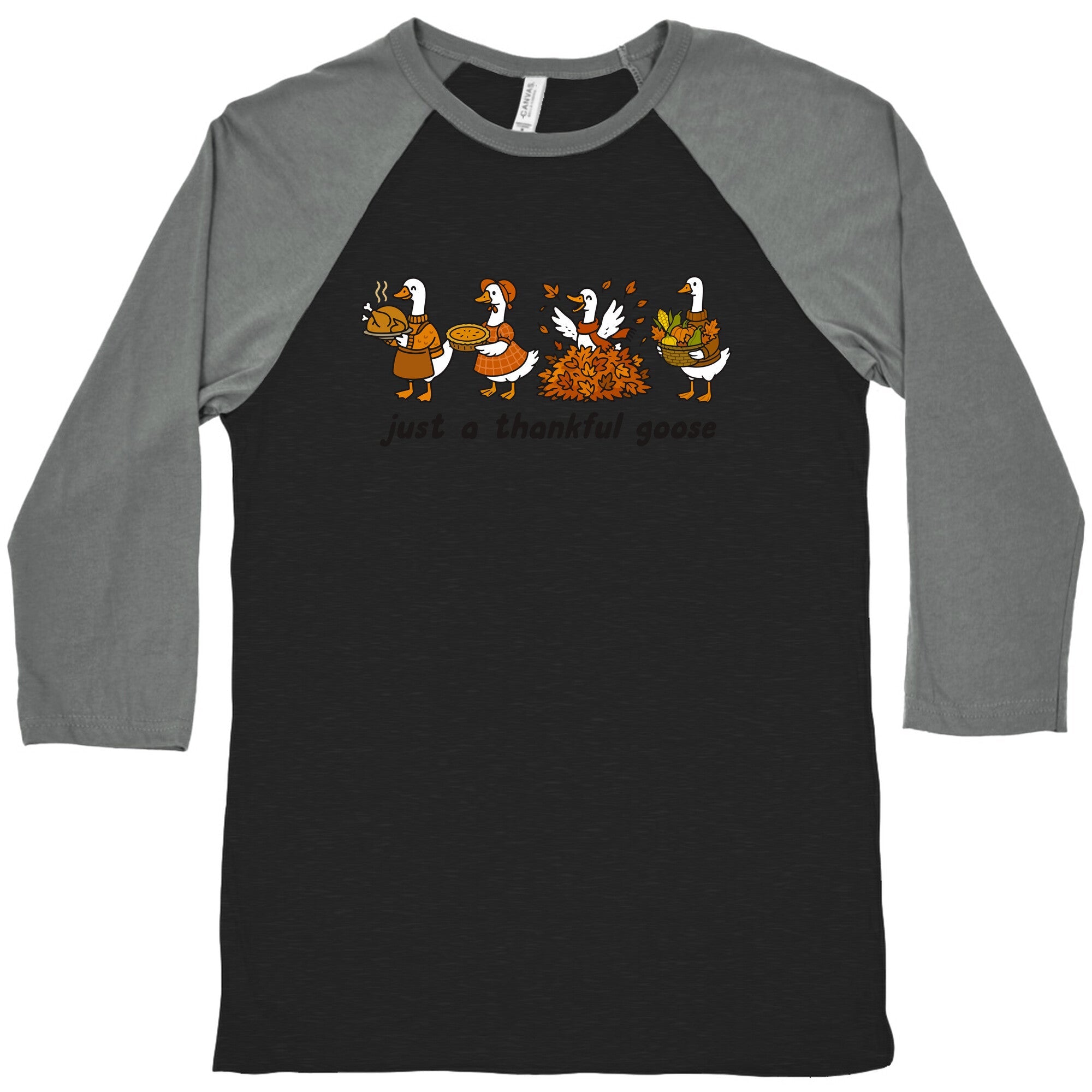 Thankful Goose Baseball Tee