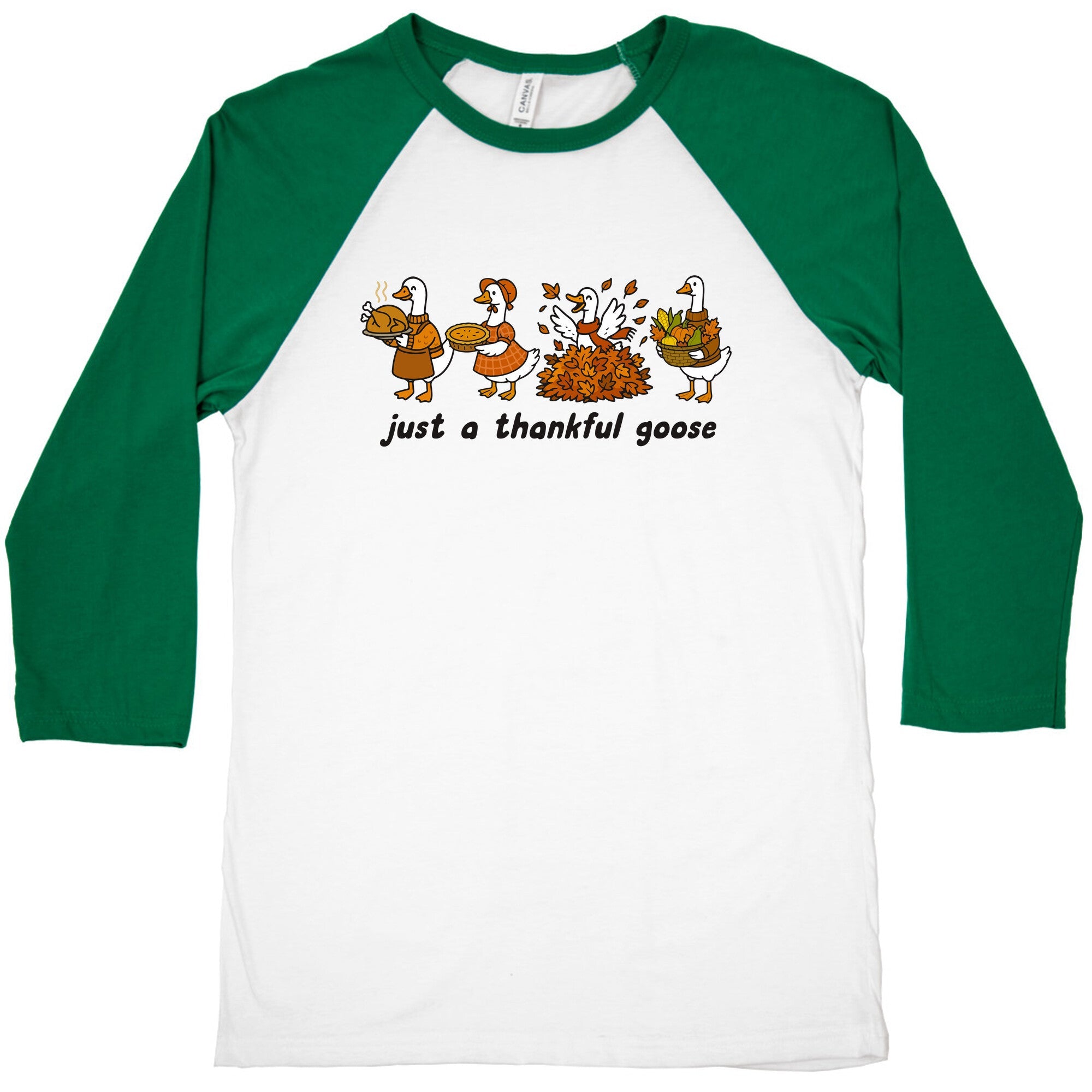 Thankful Goose Baseball Tee