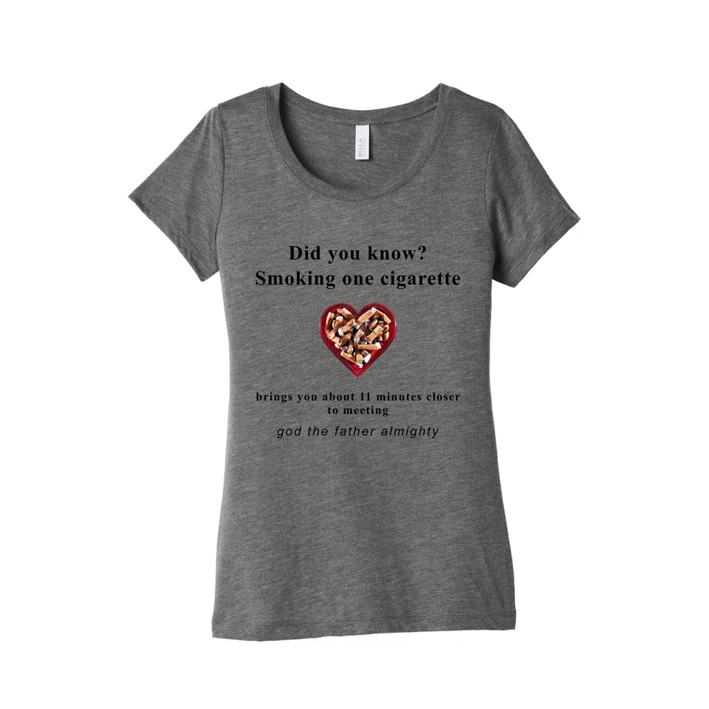 Smoking Cigs Womens Triblend Tee