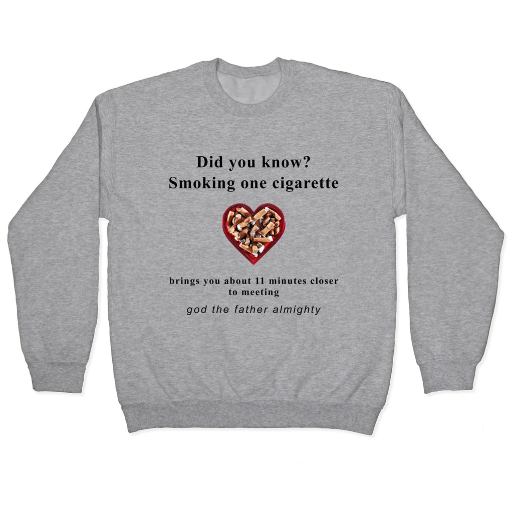 Smoking Cigs Crewneck Sweatshirt