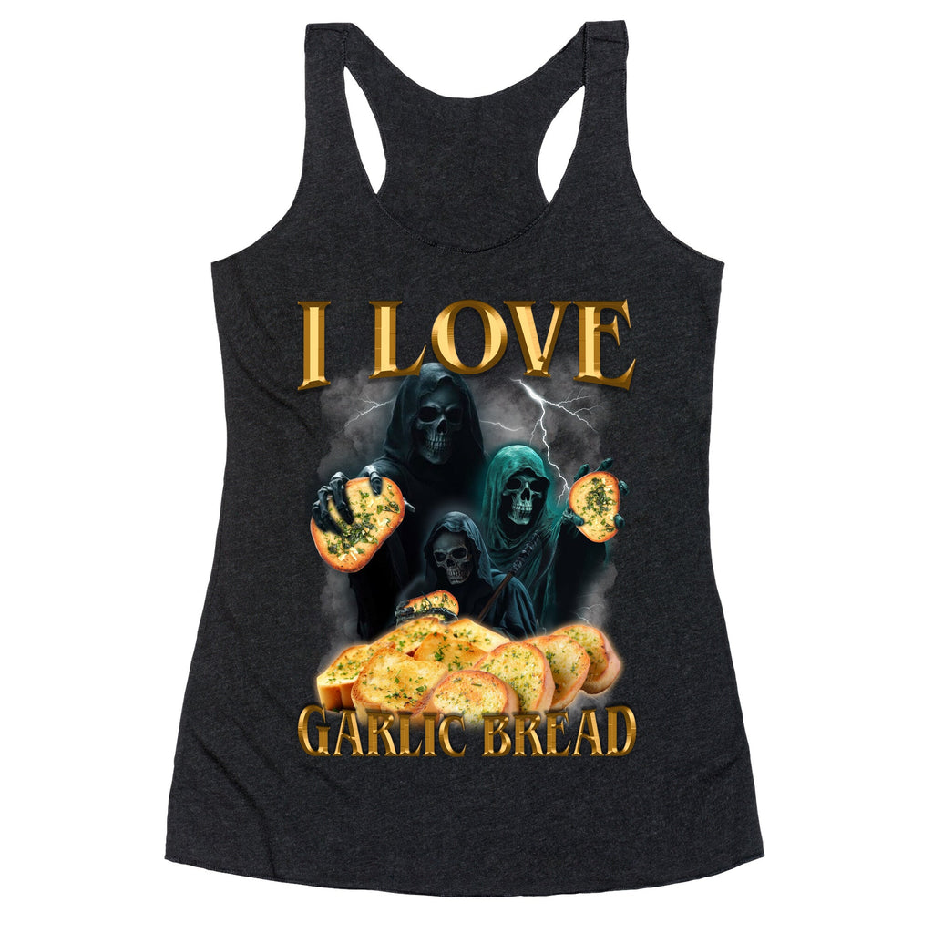 I Love Garlic Bread Racerback Tank