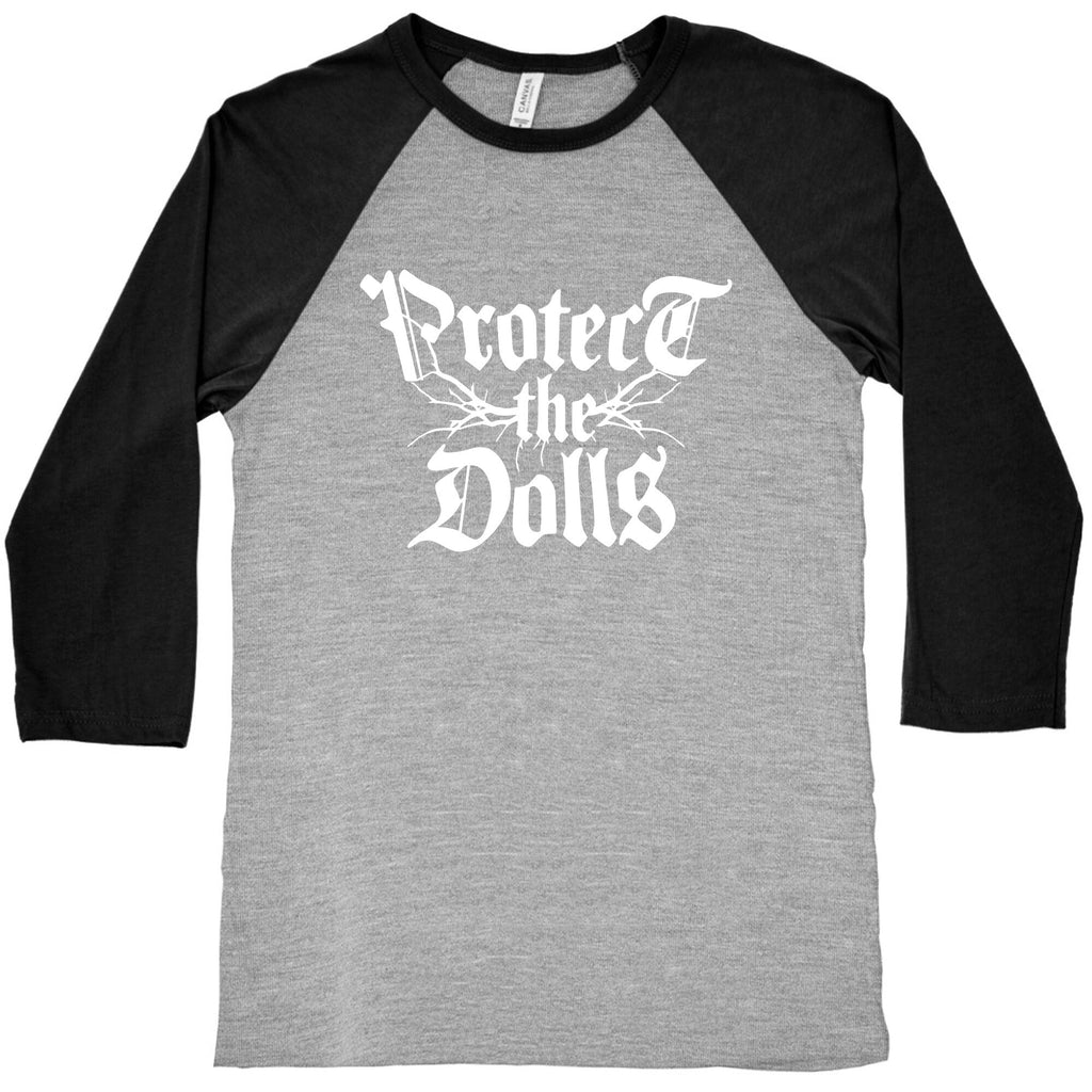 Protect the Dolls Graphic Tee Baseball Tee