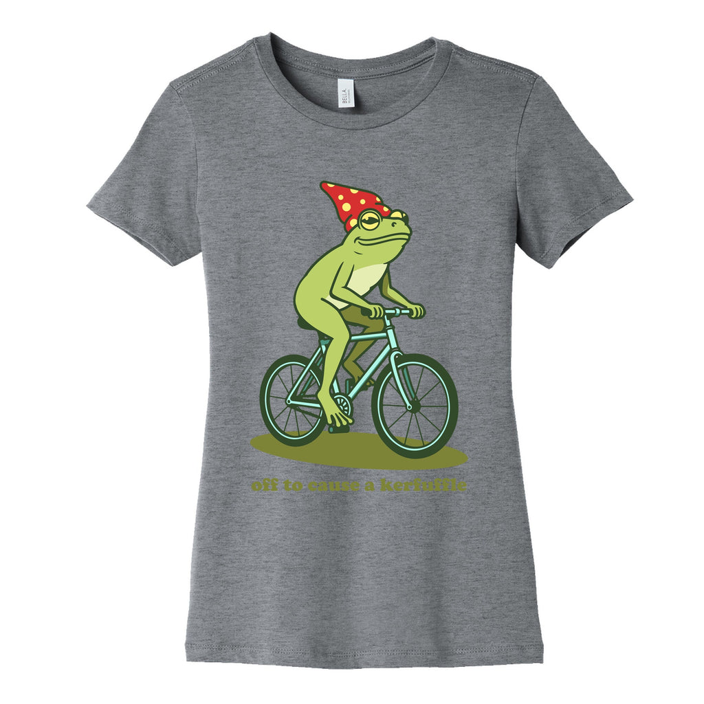 Off to Cause a Kerfuffle Womens Cotton Tee