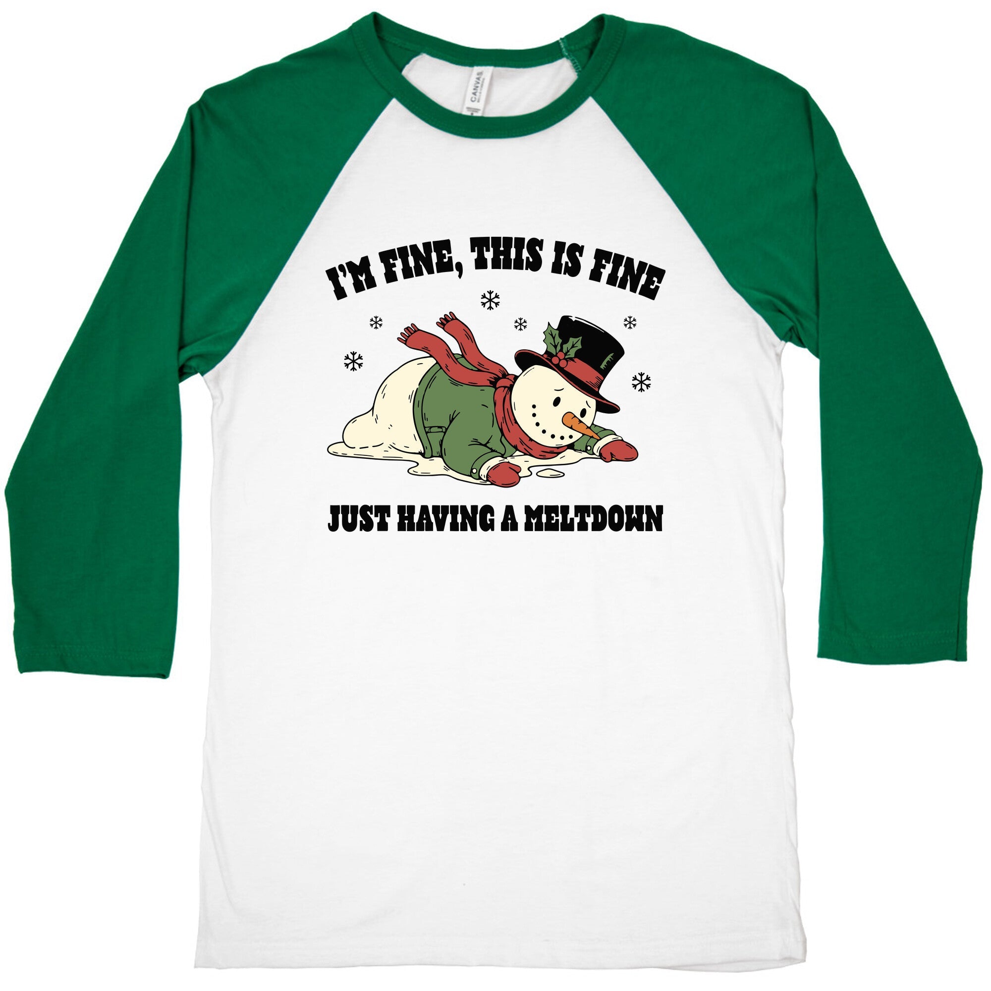 Just Having A Meltdown Baseball Tee