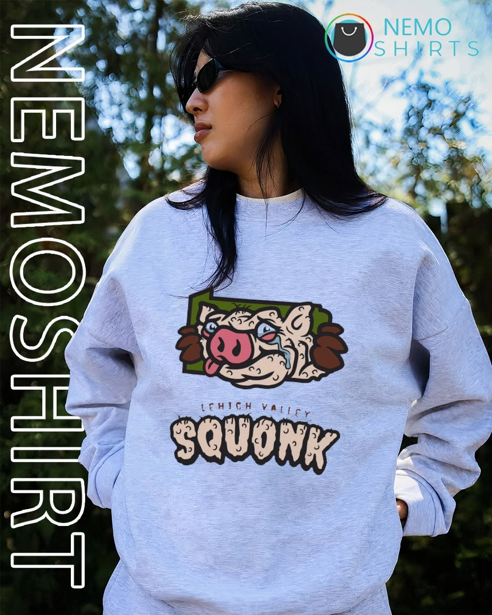 Lehigh Valley IronPigs Squonk Pennsylvania state shirt
