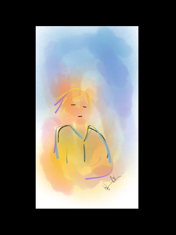 Girl - Soft Painting 014 by Hjortur
