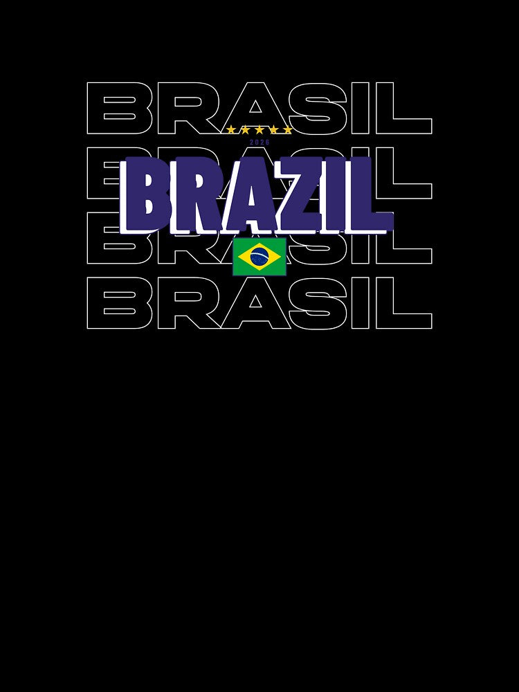 Brazil Football T-Shirt by True Motion Apparel