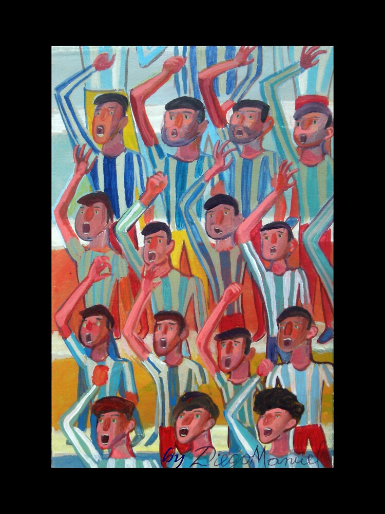 The fans of Argentina by Diego Manuel by Diego Manuel Rodriguez