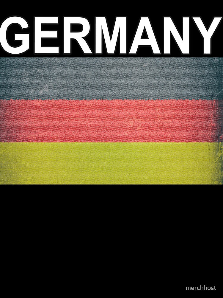 Germany Flag Distressed National Fan Original by merchhost