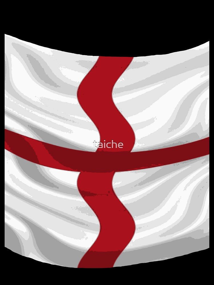 Stylized Flag Of England St George Cross by taiche