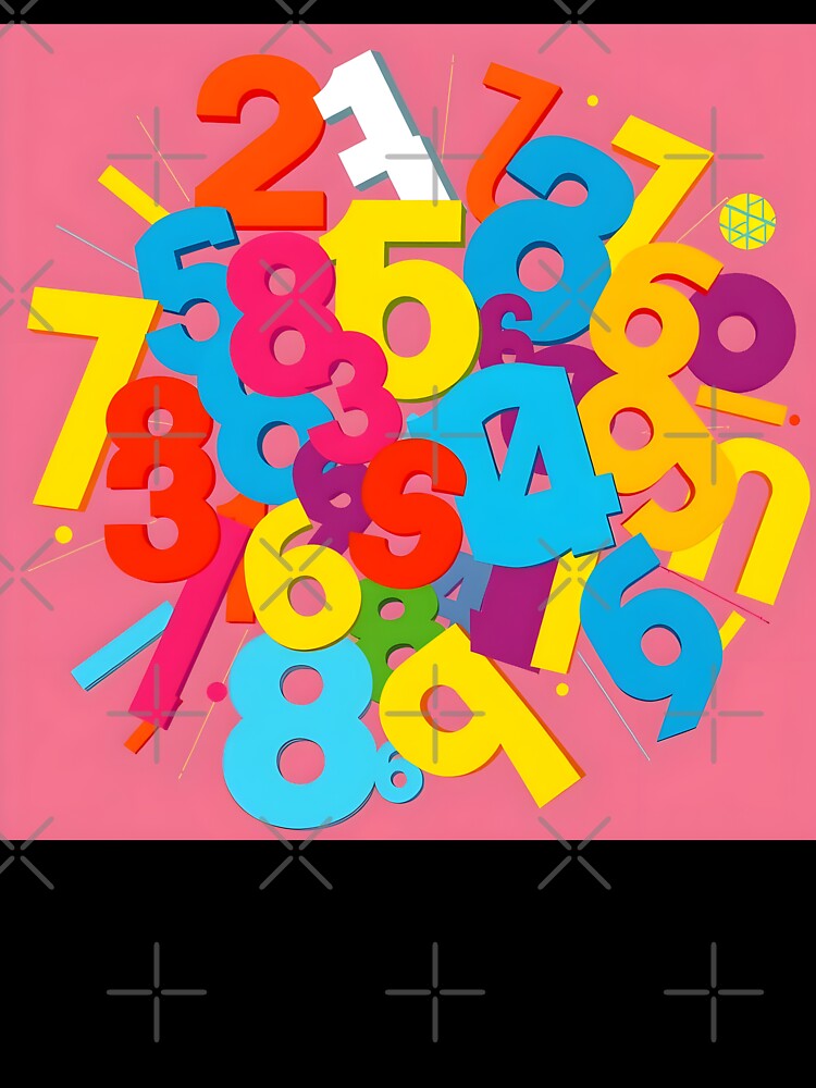 Numbers 4 by HebaRK Studio
