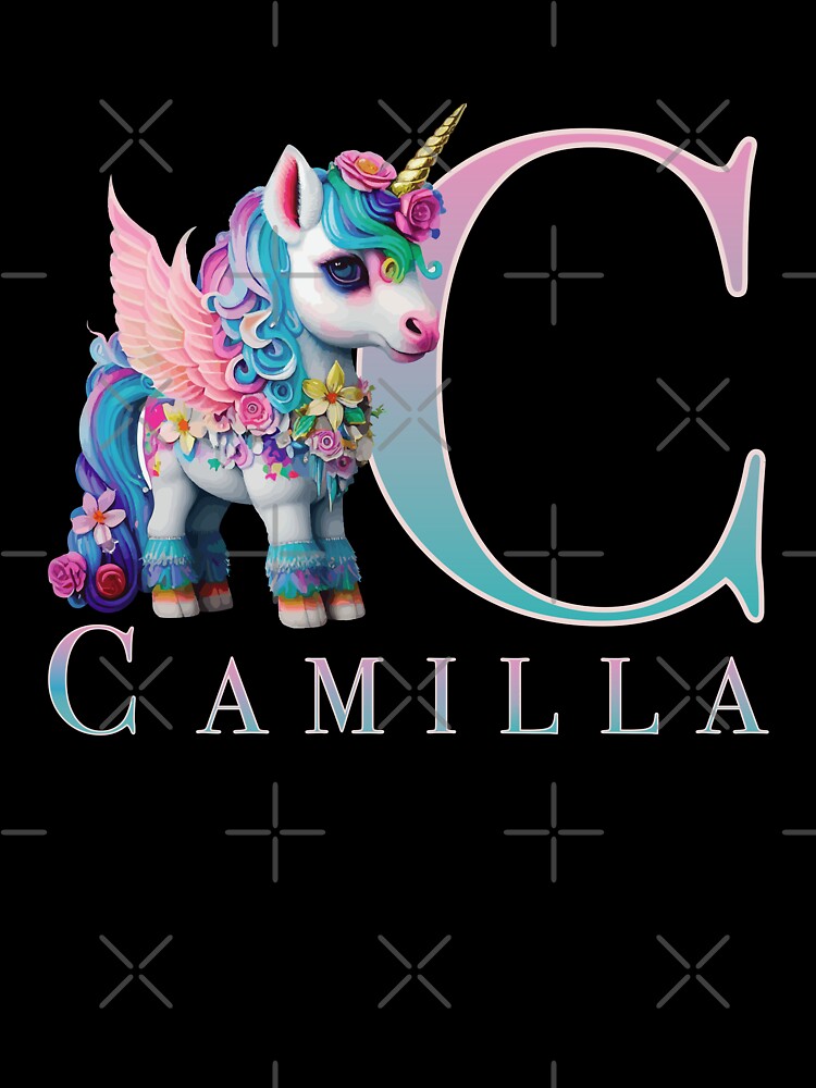 Camilla name with a cute unicorn by Lubellebubble20