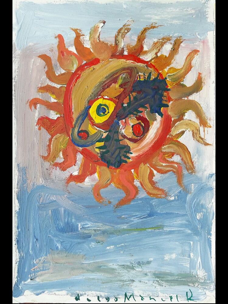Argentine flag with sun and time machine by Diego Manuel Rodriguez