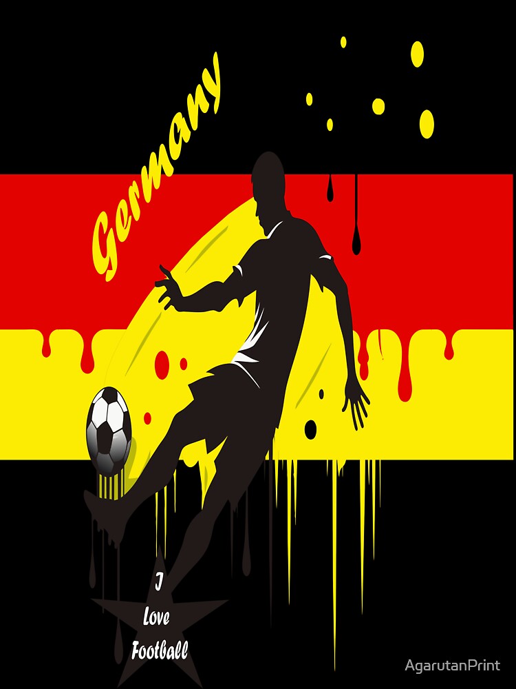 Germany: A Passion for Football by AgarutanPrint