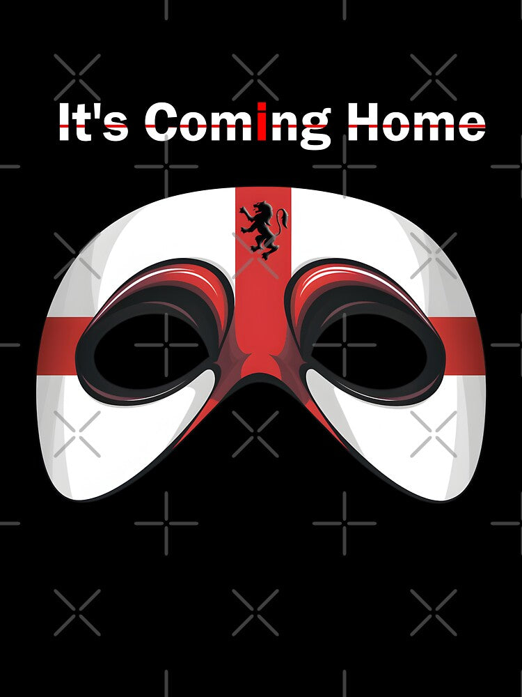 Support in Style: England Football Face Mask by Designfordream