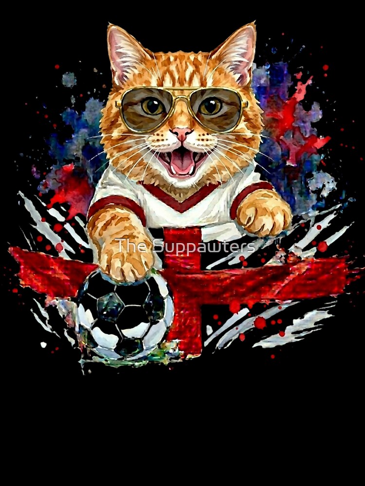 Ginger cat World Cup England Suppawter by The Suppawters