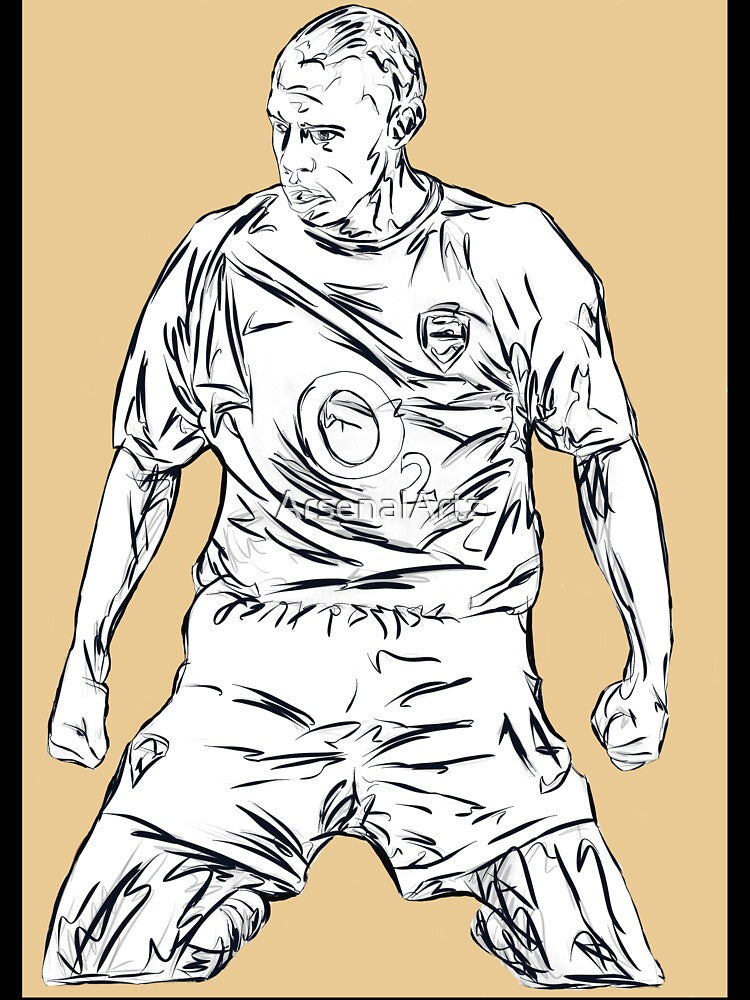Thierry Henry - King of North London by ArsenalArtz