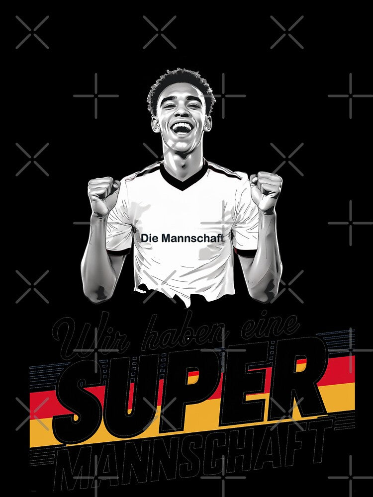 Cheer for Die Mannschaft and Jamal Musiala T-Shirt" by Designfordream
