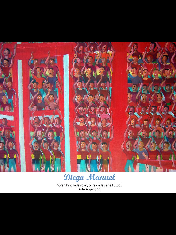 Great red grandstand (detail) by Diego Manuel Rodriguez