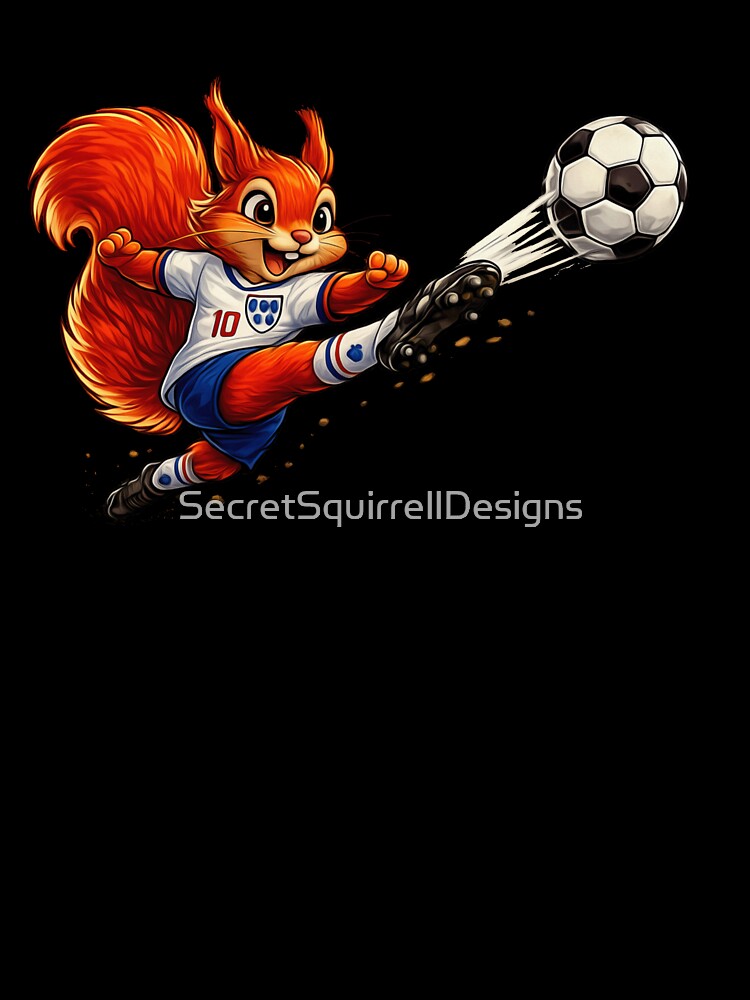 England Red Squirrel Football Team by SecretSquirrellDesigns