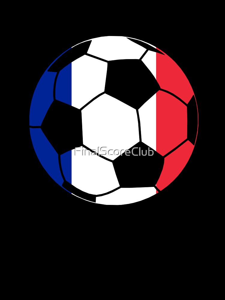 France Flag Soccer Ball by FinalScoreClub