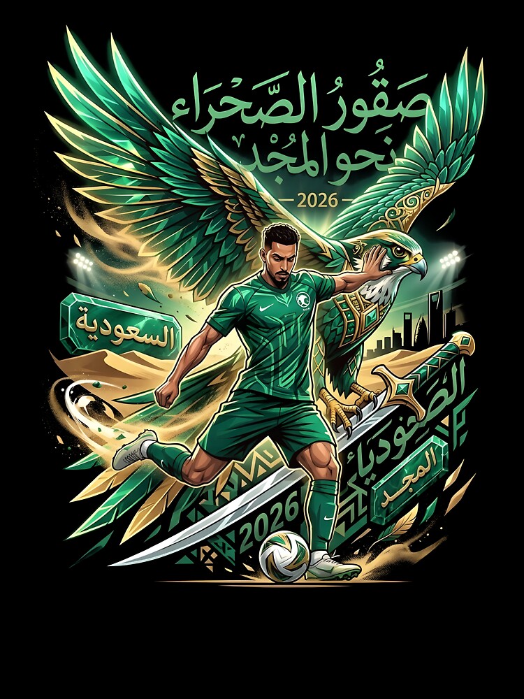 Green Falcons Saudi Arabia - World Cup 2026 by VoidAnimeStudio