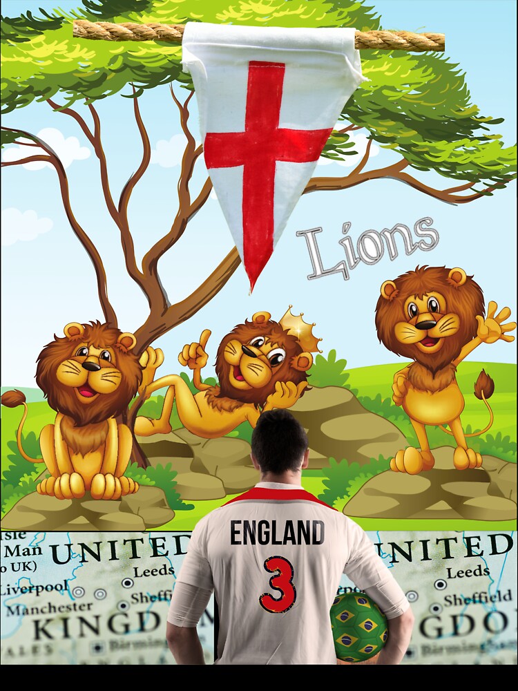 Three Lions On The Shirt It's Coming Home England by Flirt-Teez