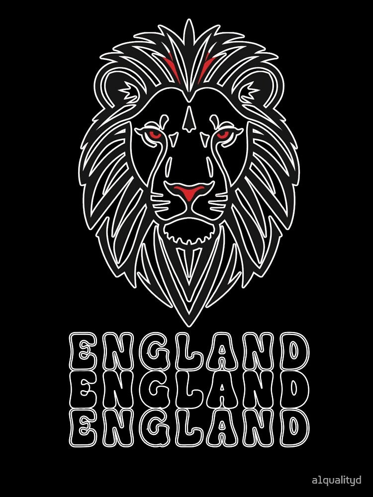 England Lion Head – UK Pride Lion Design by a1qualityd