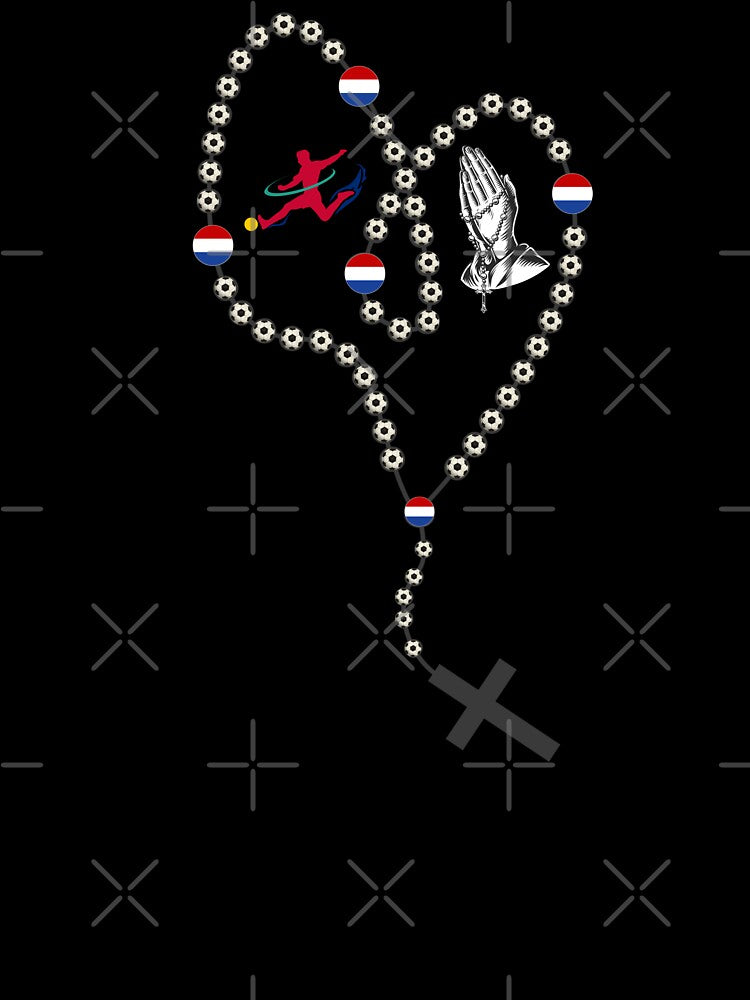 Netherlands Football Rosary 2026 – Soccer Prayer Beads with Netherlands Flag, Faith & Football Design by La-Designita