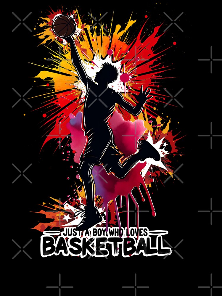 Just A Boy Who Loves Basketball : Lay Up by Eksama Design
