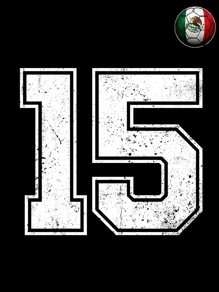 Number 15 Canada Flag Football Fan by BernoNickel