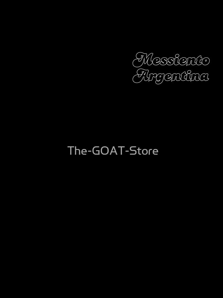Messiento Argentina soccer futbol quote art by The-GOAT-Store