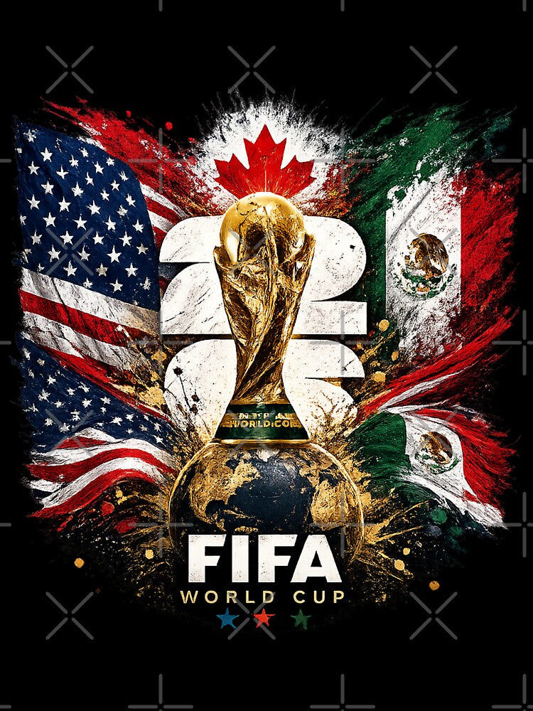 North America Soccer Tournament 2026 - United Host Nations Vintage by RedoneDesignART ⭐⭐⭐⭐⭐