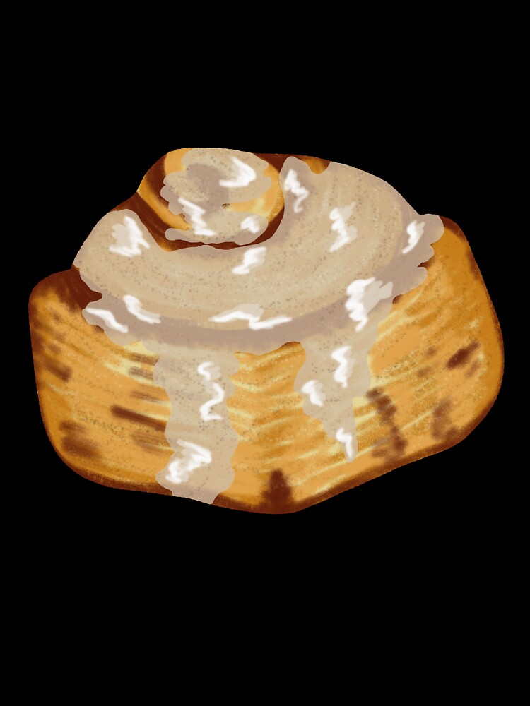 Cinnamon Roll // Soft Brush Pastries by DanielleFishIll